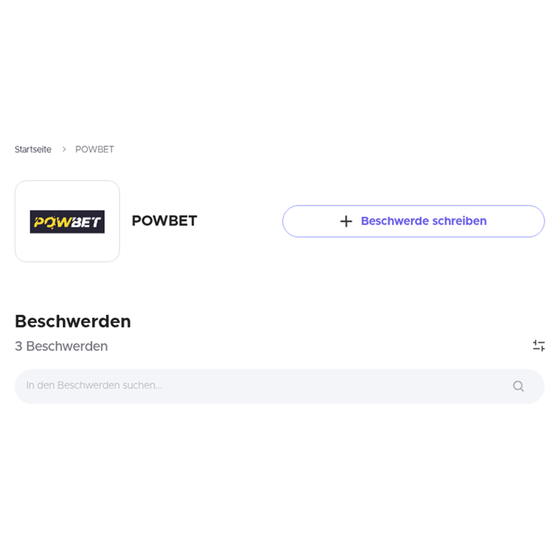 Powbet alternativ registrieren