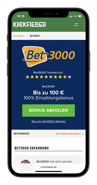 Bet3000 anmelden login